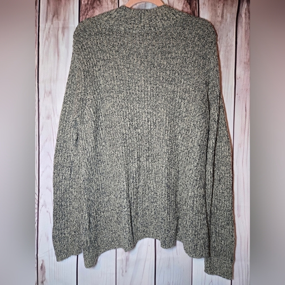 Christopher & Banks Black And Tan Zip-Up Tunic Sweater Womens XL - Picture 8 of 8